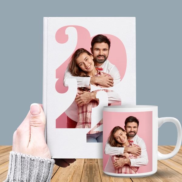 Fotoğraf Baskılı Defter ve Kupa Bardak Hediye Seti-021