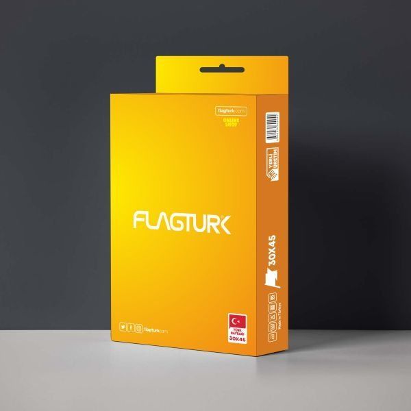 Türk bayrağı 30x45 cm Alpaka Kumaş -10 adet