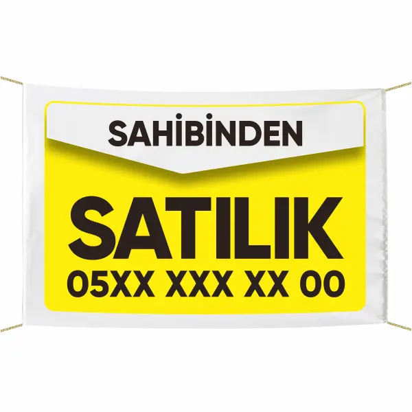 SAHİBİNDEN SATILIK Afiş - Pankart 150x225 Cm