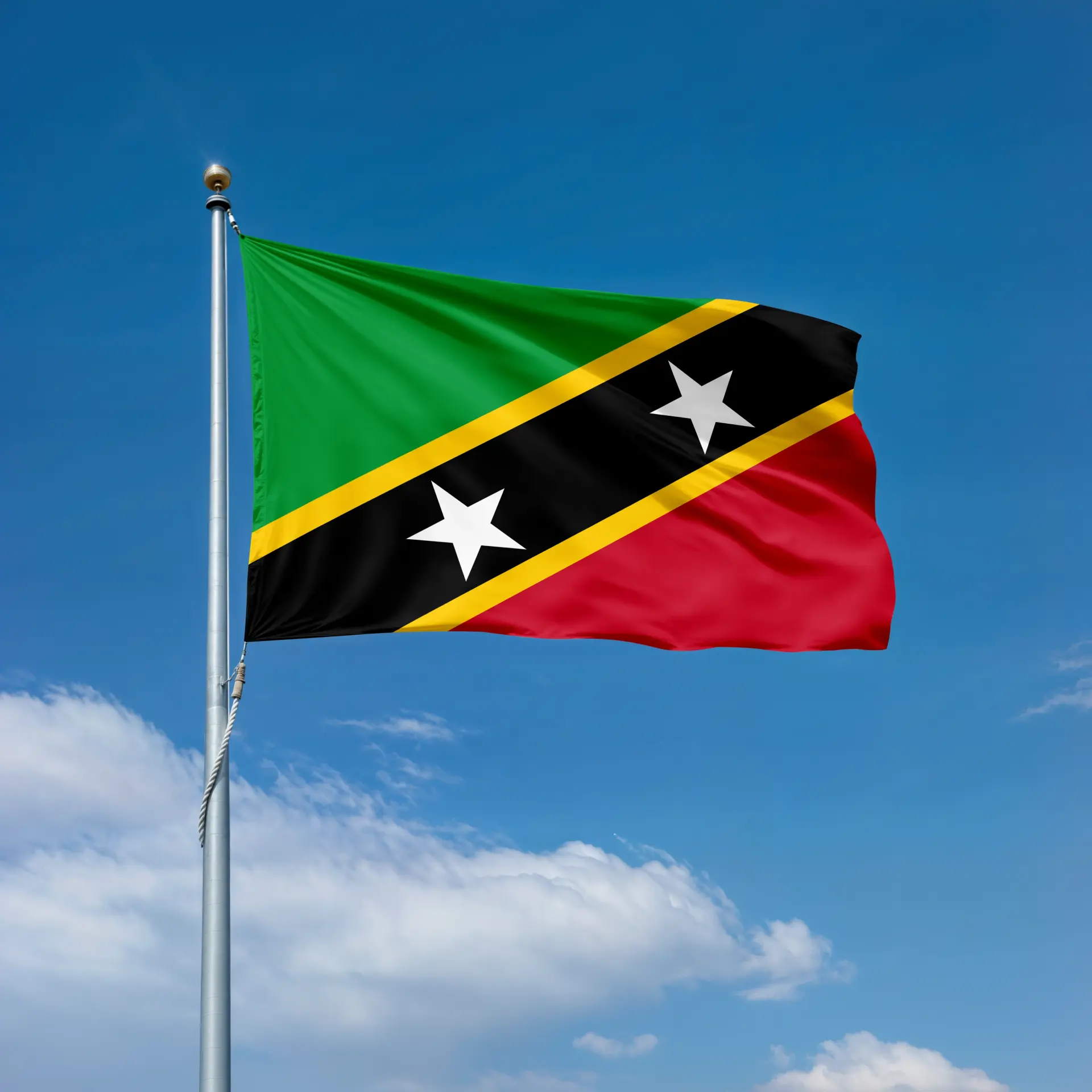 Saint Kitts ve Nevis Bayrağı 50x75 Cm