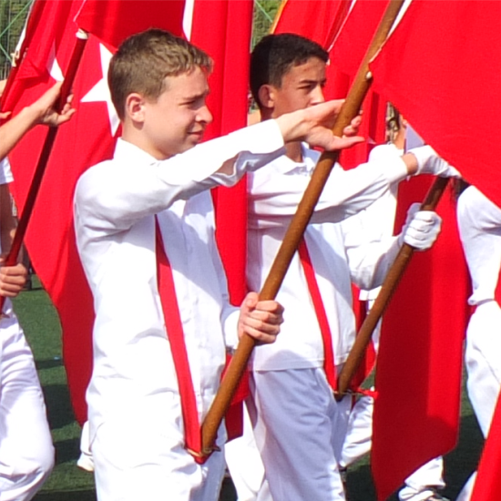 Okul Flaması Tören Takım Seti