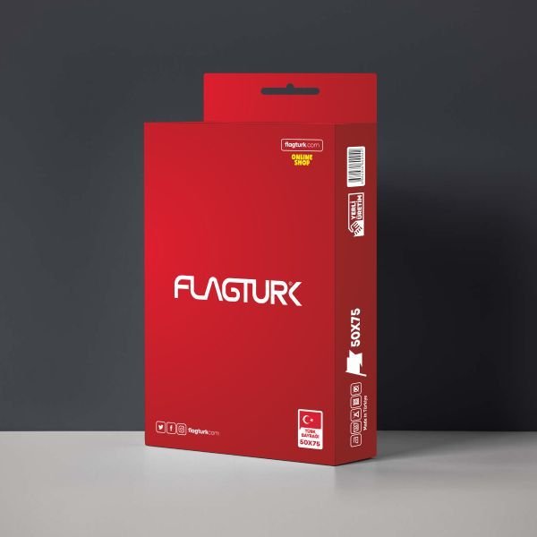 Türk Bayrağı 50x75 cm Alpaka Kumaş 5 adet