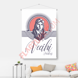 Vecihi Hürkuş Bayrağı 70x100