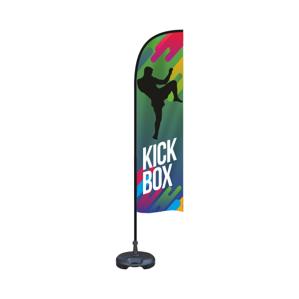 Kick Box Yelken Bayrak