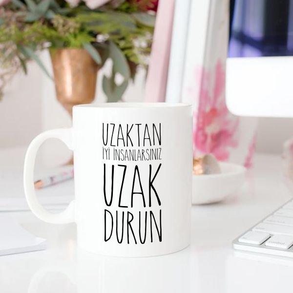 Duvar Yazısı Baskılı Kupa Bardak-04