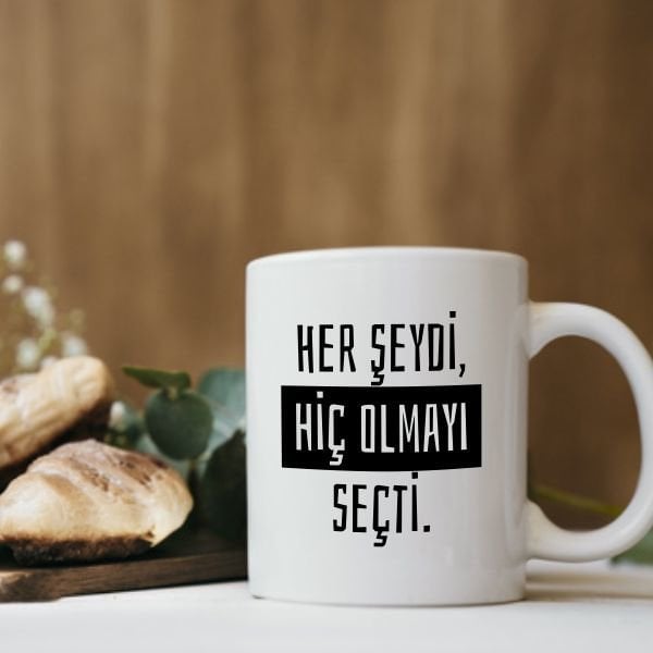 Duvar Yazısı Baskılı Kupa Bardak-10