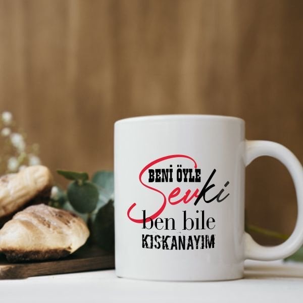 Duvar Yazısı Baskılı Kupa Bardak-15